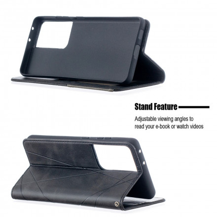 Flip cover Samsung Galaxy S21 Ultra 5G stijl artiest
