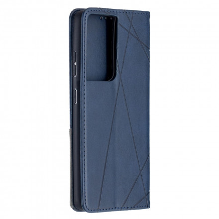 Flip cover Samsung Galaxy S21 Ultra 5G stijl artiest