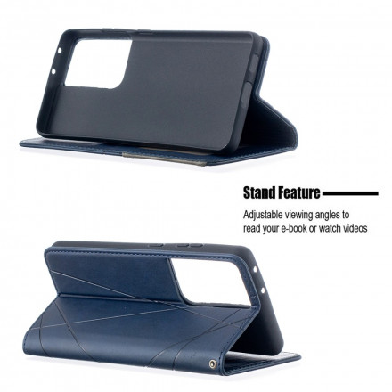 Flip cover Samsung Galaxy S21 Ultra 5G stijl artiest