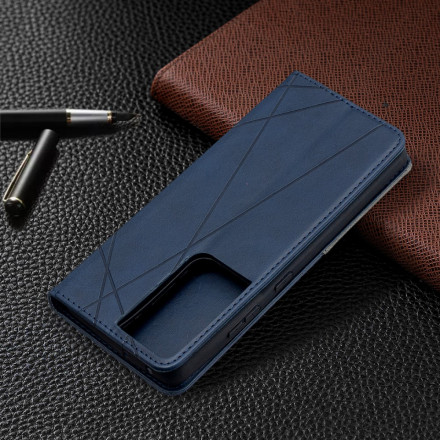 Flip cover Samsung Galaxy S21 Ultra 5G stijl artiest