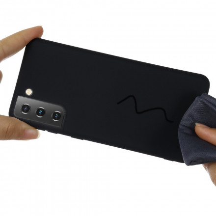 Samsung Galaxy S21 5G Hoesje ontwerp vloeistof siliconen