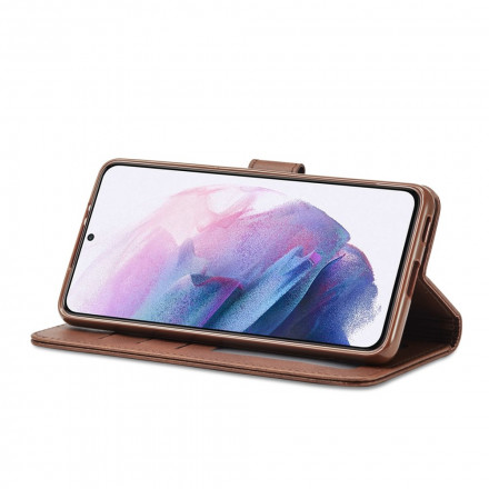 Samsung Galaxy S21 5G Hoesje LC.IMEEKE Leder effect