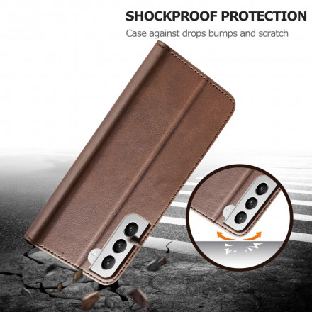Samsung Galaxy S21 5G Hoesje LC.IMEEKE Leder effect