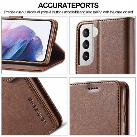 Samsung Galaxy S21 5G Hoesje LC.IMEEKE Leder effect