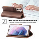 Samsung Galaxy S21 5G Hoesje LC.IMEEKE Leder effect