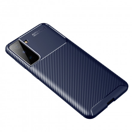 Samsung Galaxy S21 Plus 5G Flexibele Textuur Carbon Fiber Case