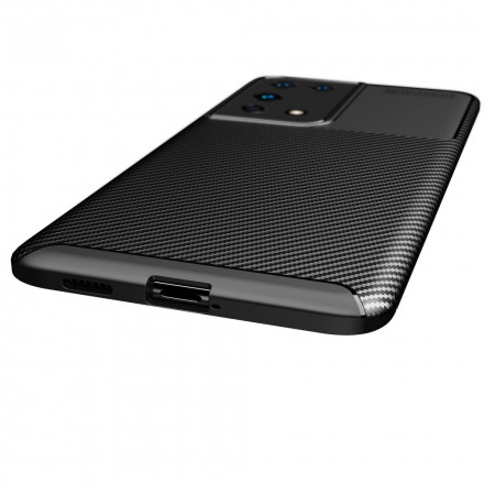 Samsung Galaxy S21 Ultra 5G Flexibele Koolstofvezel Textuur Hoesje