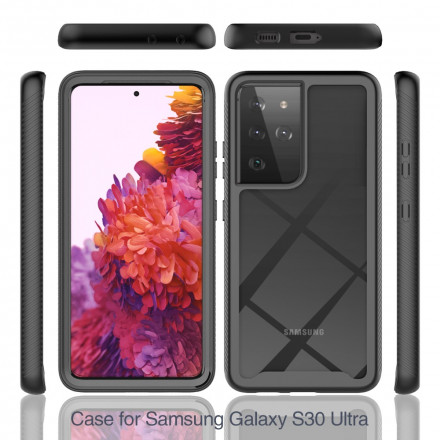 Samsung Galaxy S21 Ultra 5G Hybride Hoesje Afgeschuinde Rand