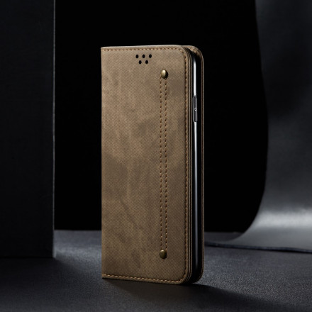 Flip Cover Xiaomi Redmi Note 9 5G / Redmi Note 9T 5G Jeans stof