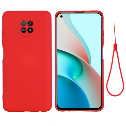 Xiaomi Redmi Note 9 5G / Note 9T 5G Silicone geval vloeistof en riem