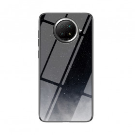 Xiaomi Redmi Note 9 5G / Note 9T 5G gehard glas case sterrenhemel
