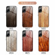 Samsung Galaxy S21 Ultra 5G getemperd glas hoesje houten ontwerp Samsung Galaxy S21 Ultra 5G getemperd glas hoesje houten ontwerp