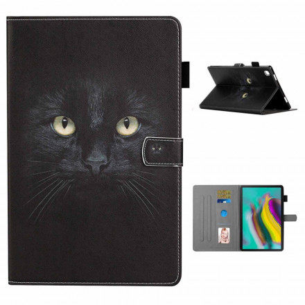 Samsung Galaxy Tab A7 (2020) hoesje Cat Eyes Zwart