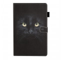 Samsung Galaxy Tab A7 (2020) hoesje Cat Eyes Zwart