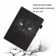 Samsung Galaxy Tab A7 (2020) hoesje Cat Eyes Zwart