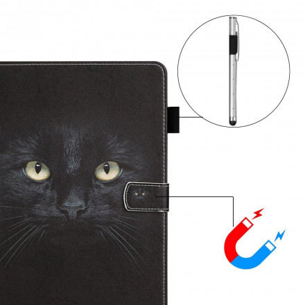 Samsung Galaxy Tab A7 (2020) hoesje Cat Eyes Zwart