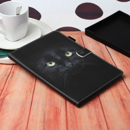 Samsung Galaxy Tab A7 (2020) hoesje Cat Eyes Zwart