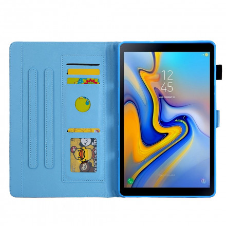 Samsung Galaxy Tab A7 hoesje (2020) Vlinder Bloemen