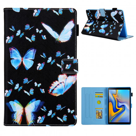 Samsung Galaxy Tab A7 hoesje (2020) Meerdere Vlinders