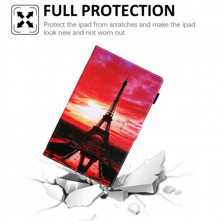 Samsung Galaxy Tab A7 hoesje (2020) Zonsondergang Eiffeltoren