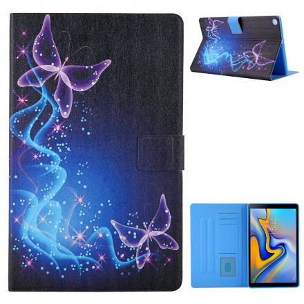 Samsung Galaxy Tab A7 hoesje (2020) Gekleurde Vlinders