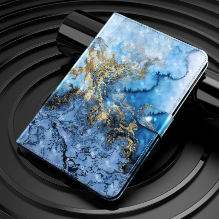 Samsung Galaxy Tab A7 (2020) Licht gevlekt marmeren hoesje
