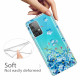 Samsung Galaxy A52 5G Blauwe Bloemen Hoesje