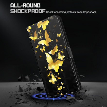 Samsung Galaxy A32 5G Hoesje Gele Vlinders