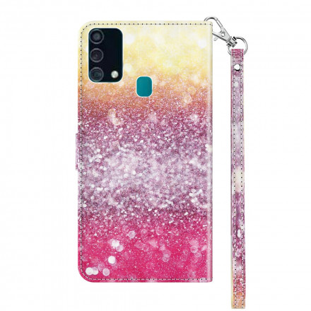 Samsung Galaxy A32 5G Light Spot Glitter Hoesje Magenta