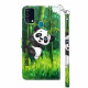 Samsung Galaxy A32 5G Lichtpuntje Panda en Bamboe Hoesje