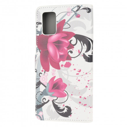 Samsung Galaxy A32 5G tropische bloemen case