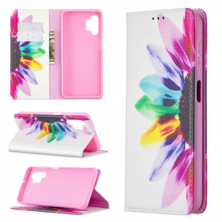 Flip cover Samsung Galaxy A32 5G aquarel bloem