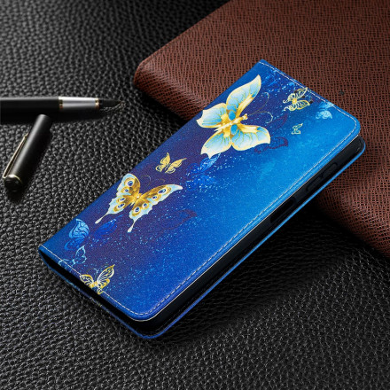 Flip Cover Samsung Galaxy A32 5G Gekleurde Vlinders