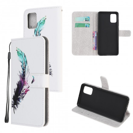 Samsung Galaxy A32 5G Feather Strap Case