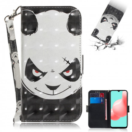 Samsung Galaxy A32 5G Angry Panda Strap Case