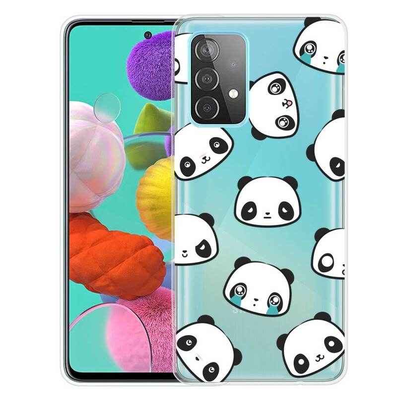 Samsung Galaxy A32 5G Sentimentele Panda's Hoesje