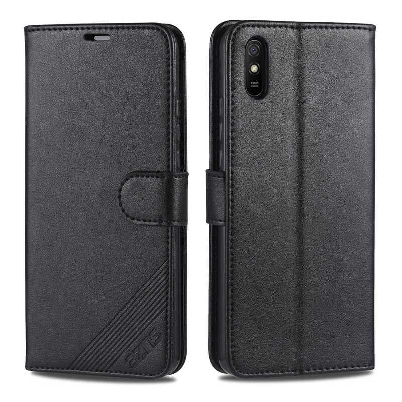 Xiaomi Redmi 9A AZNS Kunstlederen Hoesje