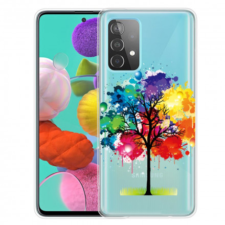 Samsung Galaxy A32 5G duidelijk aquarel boom geval