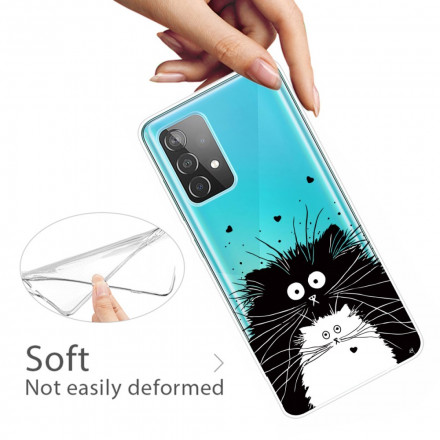 Samsung Galaxy A32 5G Case Kijk naar de katten