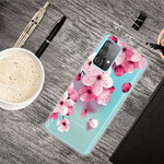 Samsung Galaxy A32 5G Hoesje Kleine Roze Bloemen