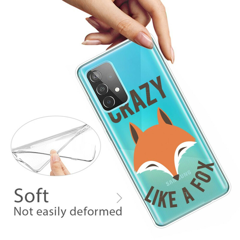 Samsung Galaxy A32 5G hoesje Vos / Gek als een vos