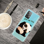 Samsung Galaxy A32 5G Panda Hoesje Geef Me Vijf