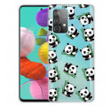Samsung Galaxy A52 5G Kleine Panda's Hoesje