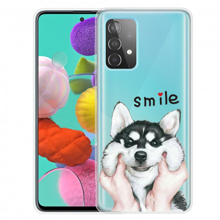 Samsung Galaxy A52 5G Glimlach Hond Hoesje