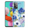 Samsung Galaxy A52 5G helder aquarel bloem case