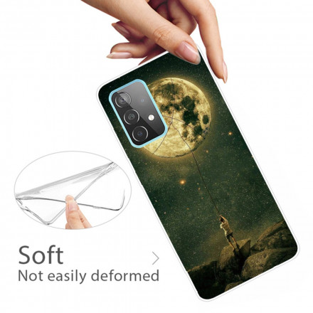 Samsung Galaxy A32 5G flexibele maan Man geval
