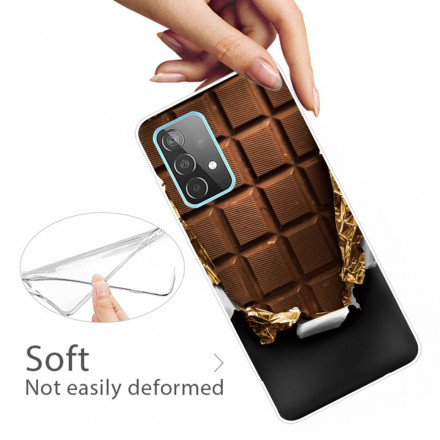 Samsung Galaxy A32 5G Flexibele Hoesje Chocolade