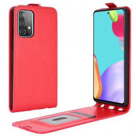 Samsung Galaxy A52 5G Hoesje Verticale Flap Leder Effect