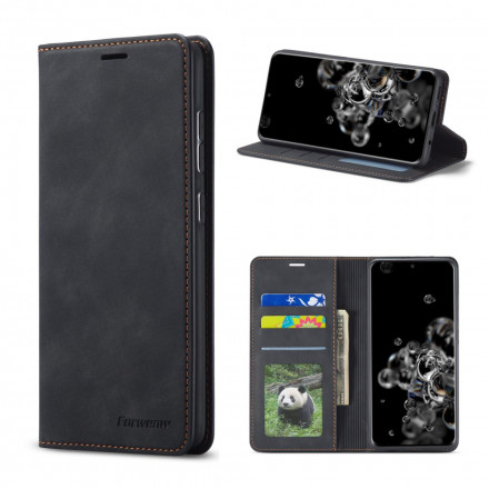 Flip cover Samsung Galaxy S21 Plus 5G Leder Effect VOORWENW