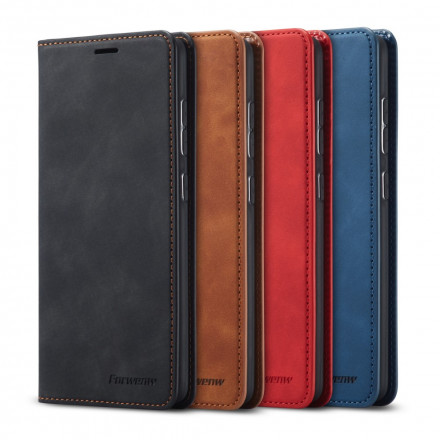 Flip cover Samsung Galaxy S21 Plus 5G Leder Effect VOORWENW